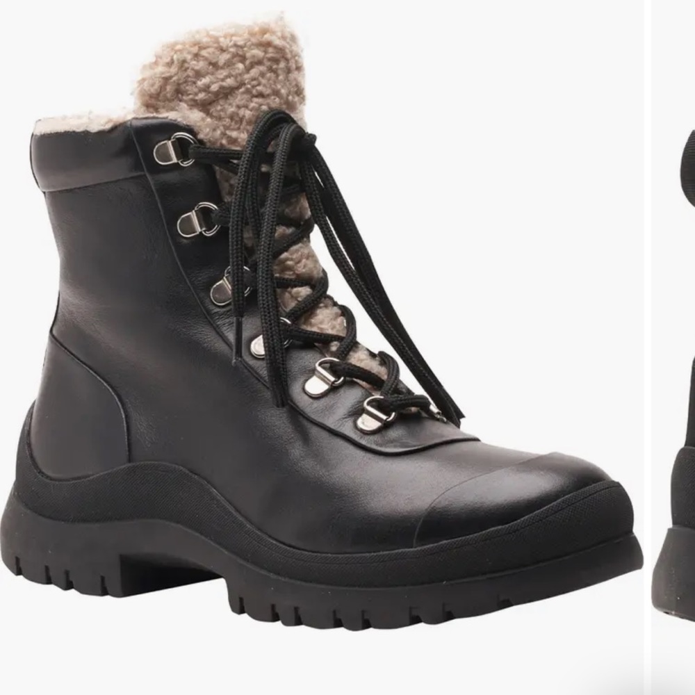 Andre Assous Leandra Faux Shearling Weather Resistant Bootie